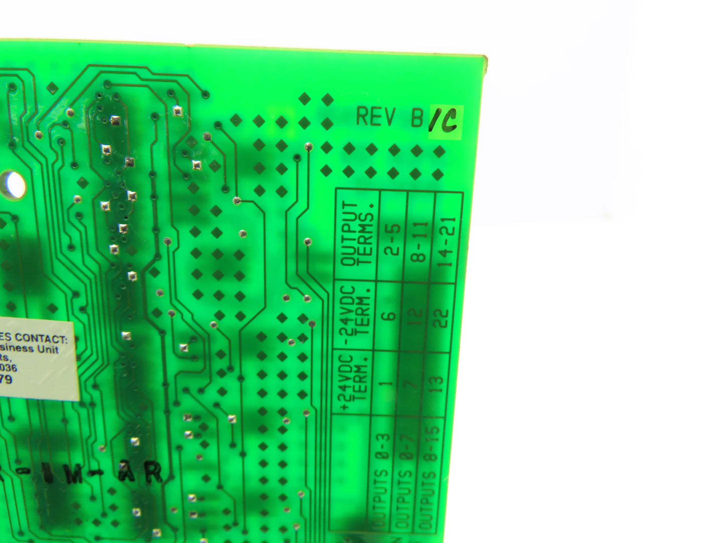 Cincinnati Milacron 3 542 1292A Printed Circuit Board PCB Control Card Rev B/C