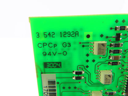 Cincinnati Milacron 3 542 1292A Printed Circuit Board PCB Control Card Rev B/C