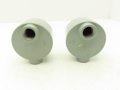 Rawelt GR Series Explosion Proof Conduit Outlet Box 3/4"NPT Two Hole Lot of 2
