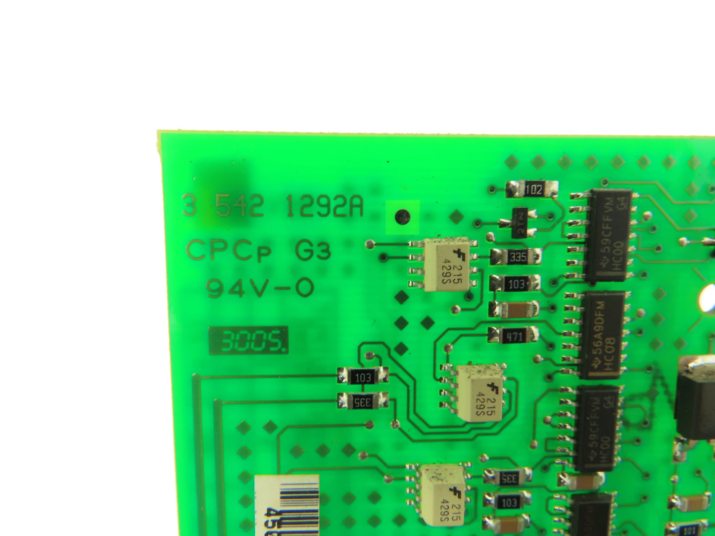 Cincinnati Milacron 3 542 1292A Printed Circuit Board PCB Control Card Rev C