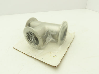 A&N Corporation QF50-200-T 2" NW 50 ISO-QF-Tee Flange Stainless Steel A = 2.76