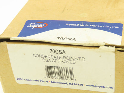 Supco 70CSA Condensate Drain Pan Self Regulating PTC Controlled 120V 190W