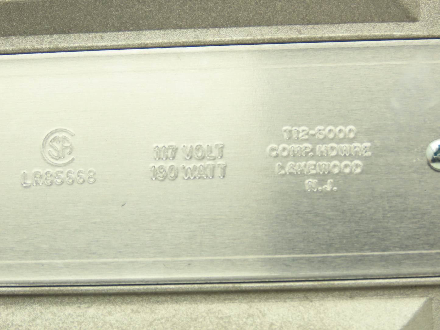 Supco 70CSA Condensate Drain Pan Self Regulating PTC Controlled 120V 190W