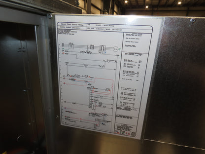 Captive Aire Make Up Heater Unit 1100000 BTUH 10000CFM 7.5Hp 460V Nat / LP