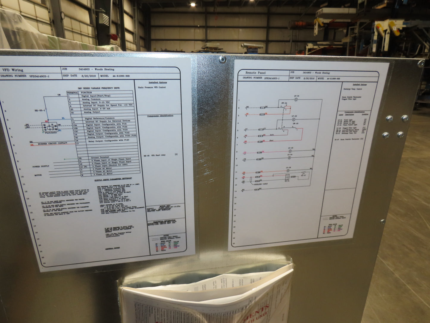 Captive Aire Make Up Heater Unit 1100000 BTUH 10000CFM 7.5Hp 460V Nat / LP