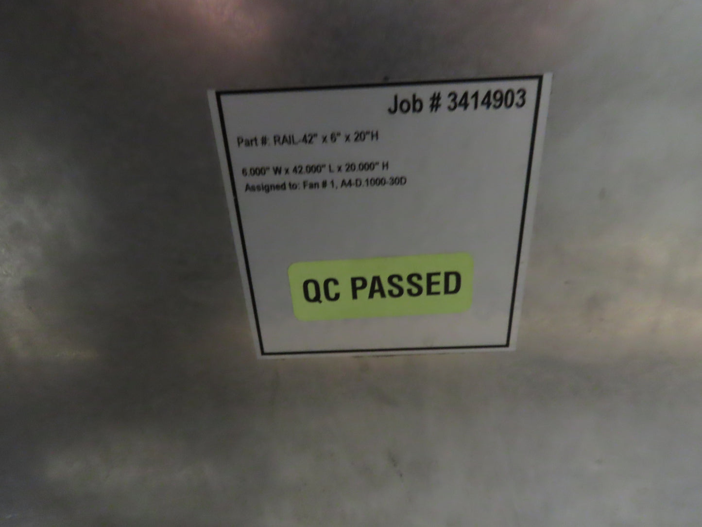 Captive Aire Make Up Heater Unit 1100000 BTUH 10000CFM 7.5Hp 460V Nat / LP