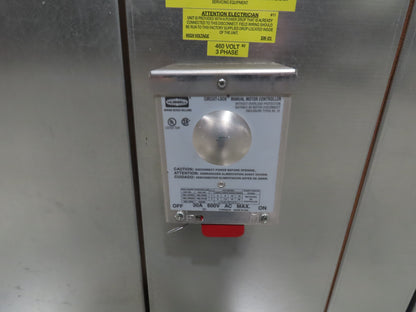 Captive Aire Make Up Heater Unit 1100000 BTUH 10000CFM 7.5Hp 460V Nat / LP