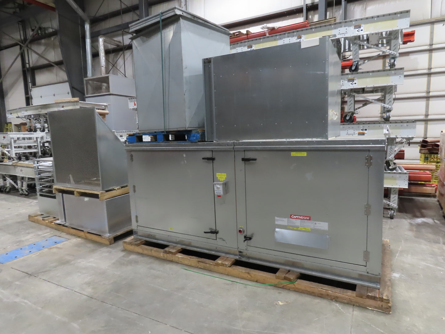 Captive Aire Make Up Heater Unit 1100000 BTUH 10000CFM 7.5Hp 460V Nat / LP