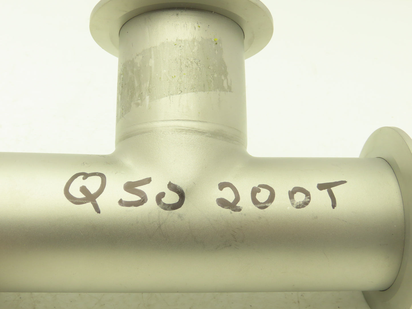 A&N Corporation Q50-200-T 2" NW 50 ISO-QF-Tee Flange Stainless Steel A = 3.2