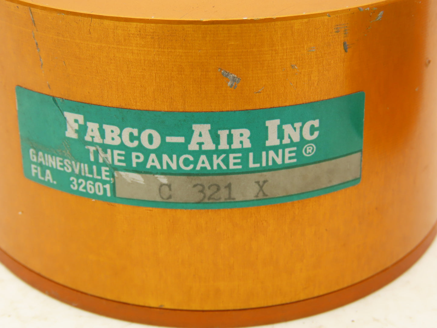 Fabco-Air C321X Pancake Pneumatic Cylinder Double Acting 2"x 1/4" Lot of 2