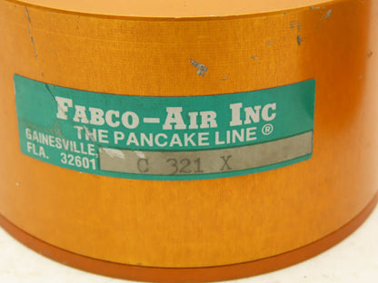 Fabco-Air C321X Pancake Pneumatic Cylinder Double Acting 2"x 1/4" Lot of 2