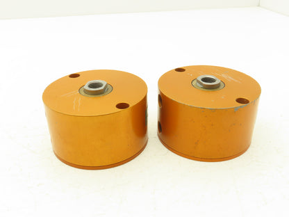 Fabco-Air C321X Pancake Pneumatic Cylinder Double Acting 2"x 1/4" Lot of 2