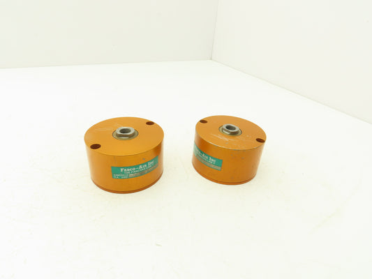 Fabco-Air C321X Pancake Pneumatic Cylinder Double Acting 2"x 1/4" Lot of 2