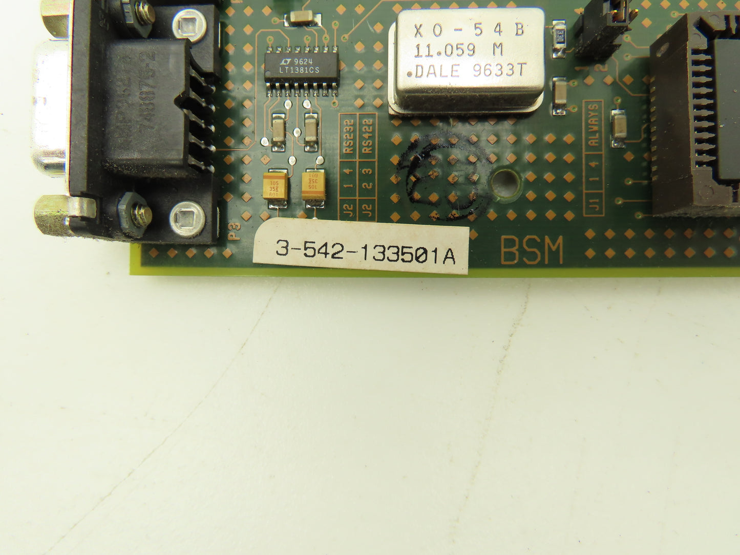 Cincinnati Milacron 3-542-133501A Printed Circuit Board PCB Control Card Rev +