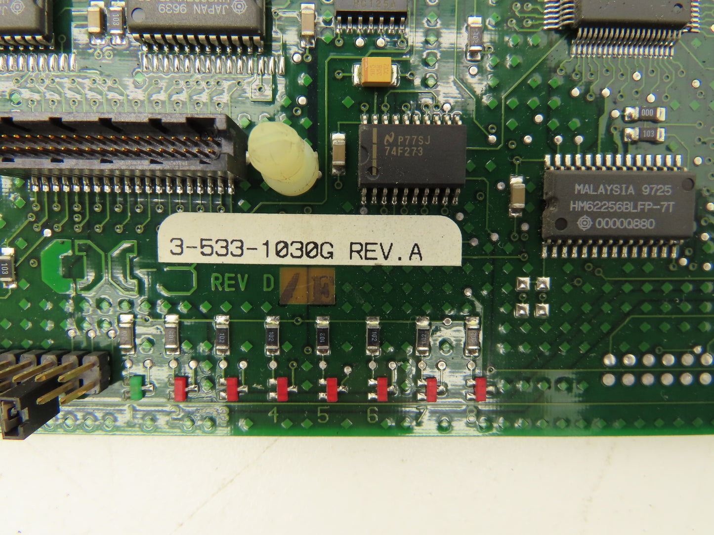 Cincinnati Milacron 3-533-1030G Printed Circuit Board PCB Backplane Rev A