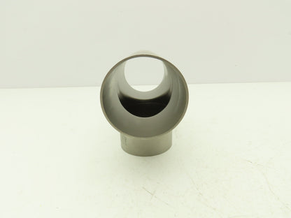 2-1/2" OD Tee Butt Weld Adapter Stainless Steel Tumble Finish A = 3 Lot of 3