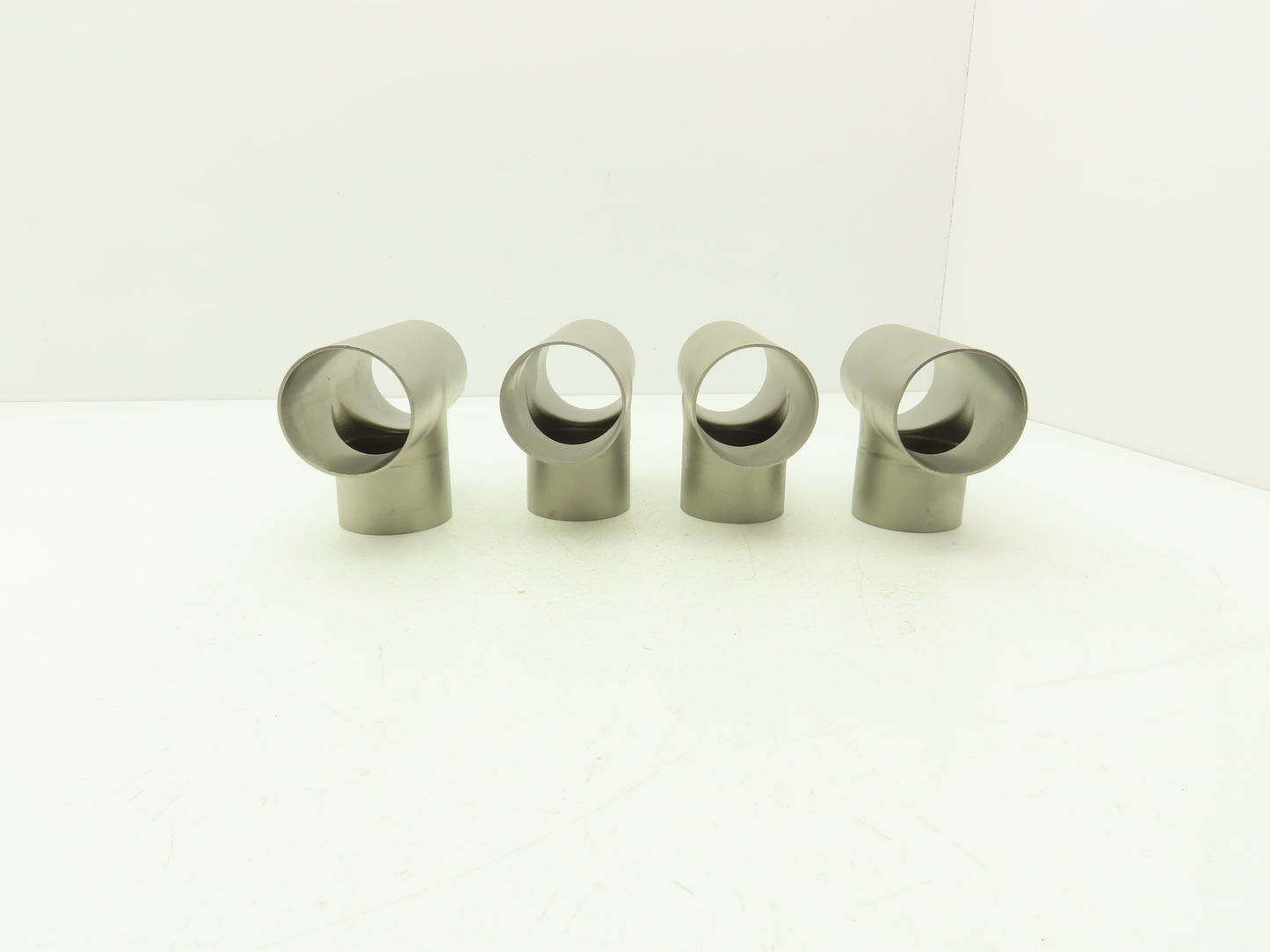 2-1/2" OD Tee Butt Weld Adapter Stainless Steel Tumble Finish A = 3 Lot of 4