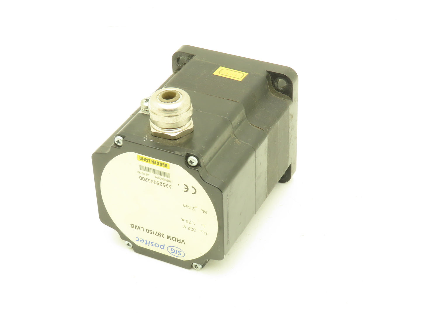 Berger Lahr VRDM 397/50 LWB SIG Positec Servo Stepper Motor 325V 2Nm
