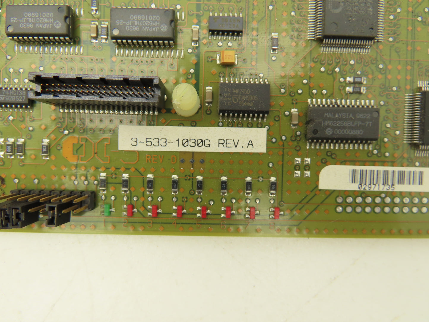 Cincinnati Milacron 3-533-1030G Printed Circuit Board PCB Backplane Rev A