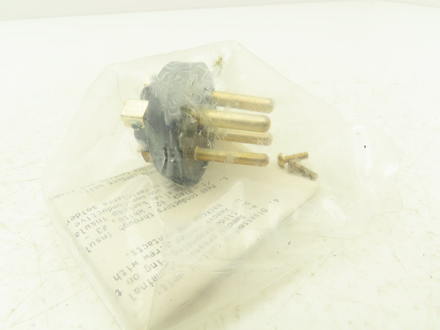 Pyle National PXD-73042-GPR
KPD-83036 4 Wire Plug Assembly 460VAC 3 Pole 20A
