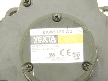Oriental Vexta BXM5120-A2 Brushless DC Motor 120W 1/6Hp 3000 RPM