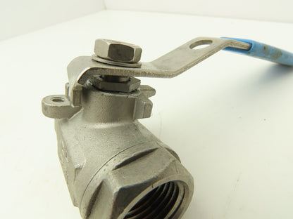 Milwaukee Valve CF8M Ball Valve Stainless Steel 1/2"NPT Female Lot of 6