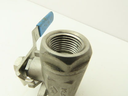 Milwaukee Valve CF8M Ball Valve Stainless Steel 1/2"NPT Female Lot of 6