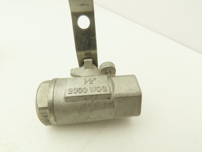 Milwaukee Valve CF8M Ball Valve Stainless Steel 1/2"NPT Female Lot of 6