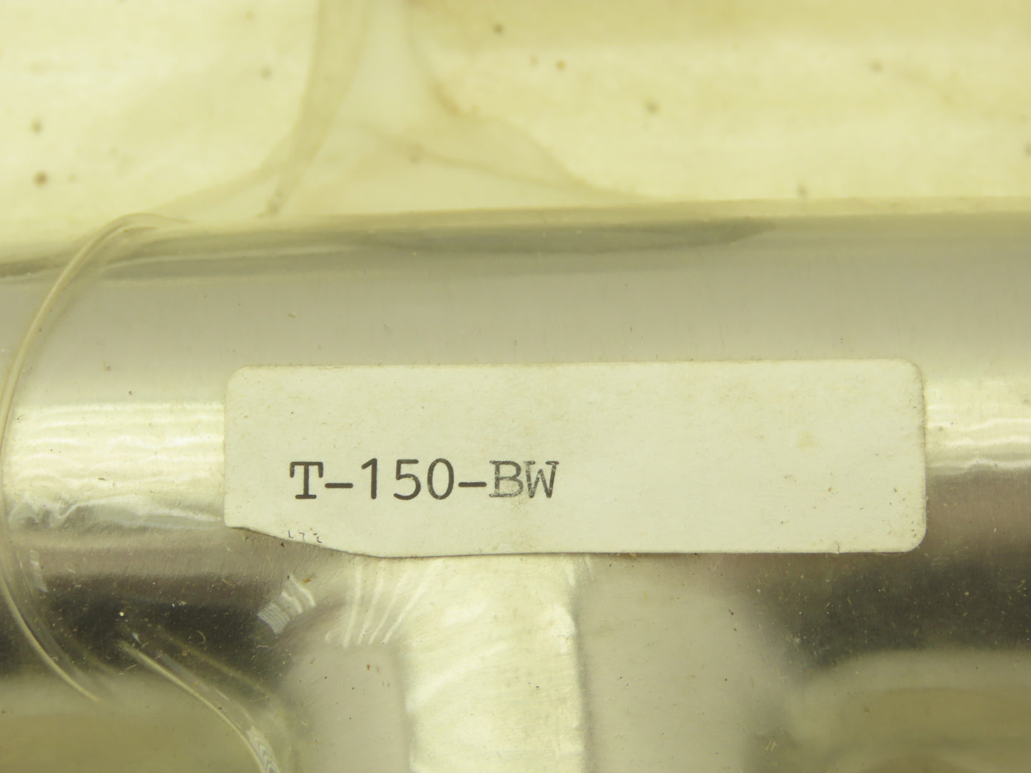 1-1/2" OD Butt Weld Vacuum Tee Stainless Steel Satin Finish A = 2.25" Lot of 6