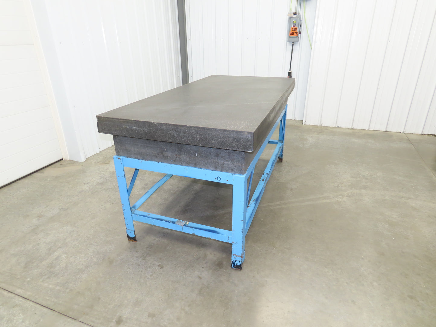 Cert-o-Flat Black Granite Surface Inspection Plate 36x72x10" Grade A 4 Ledges