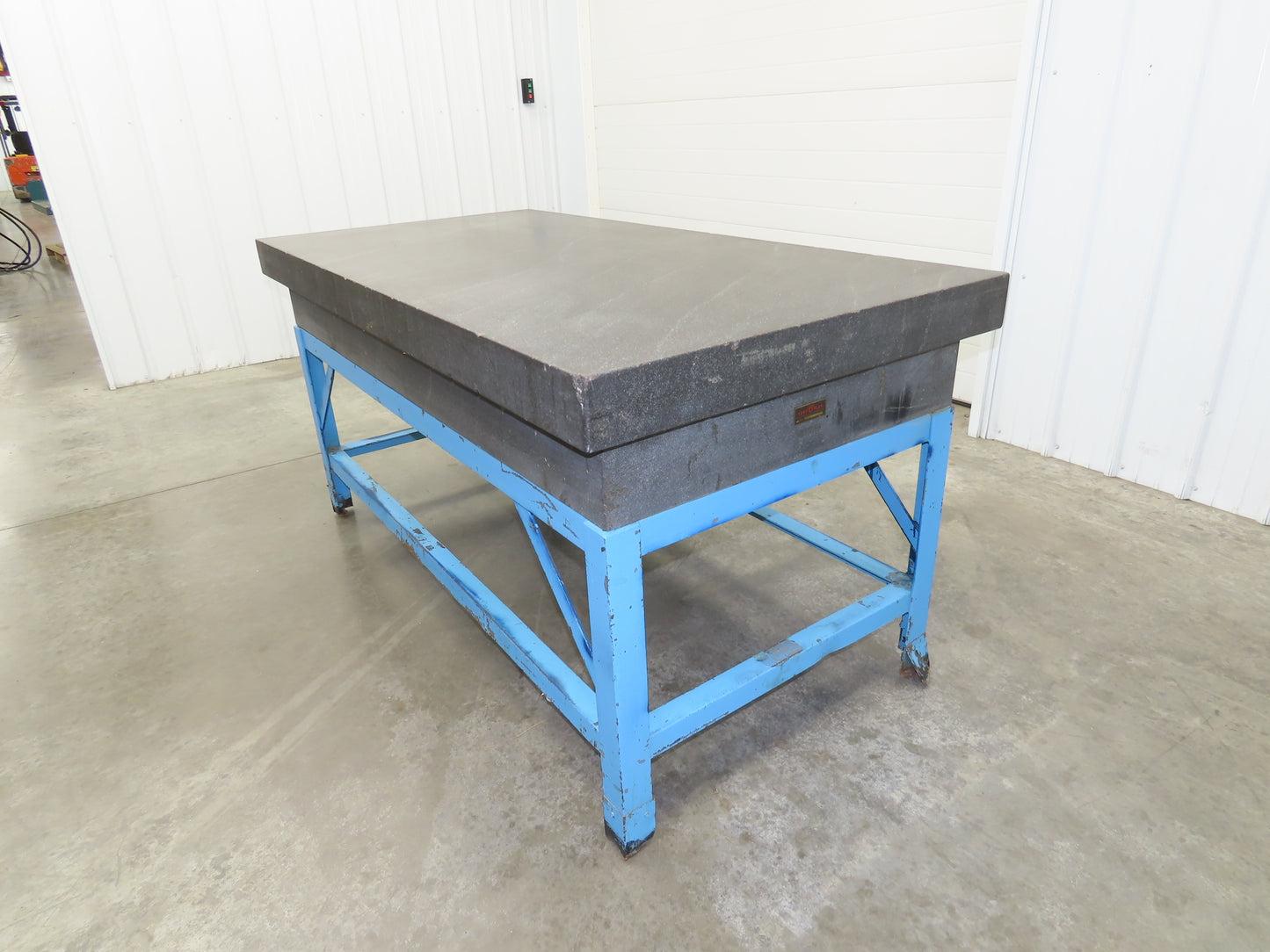 Cert-o-Flat Black Granite Surface Inspection Plate 36x72x10" Grade A 4 Ledges