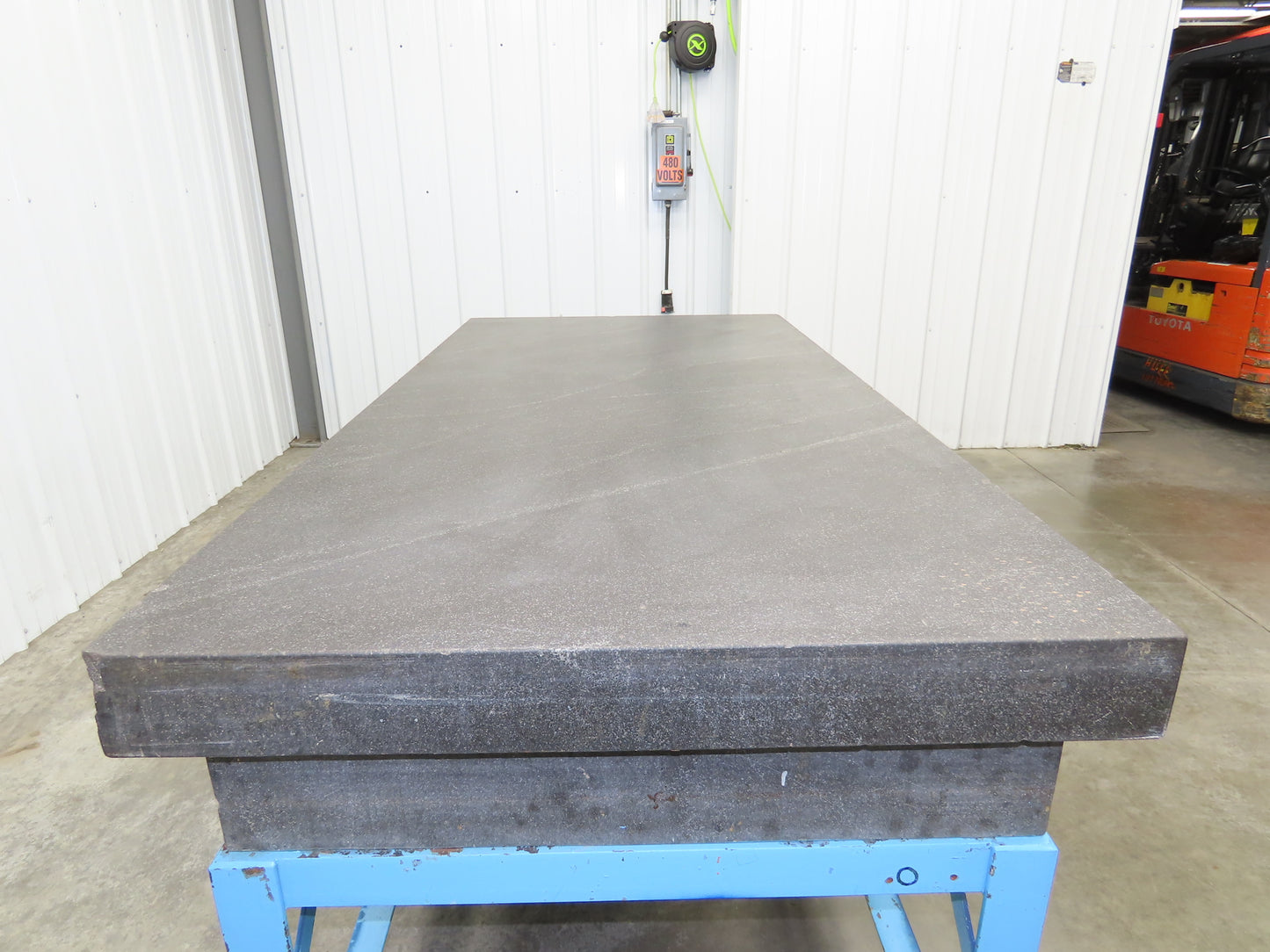 Cert-o-Flat Black Granite Surface Inspection Plate 36x72x10" Grade A 4 Ledges