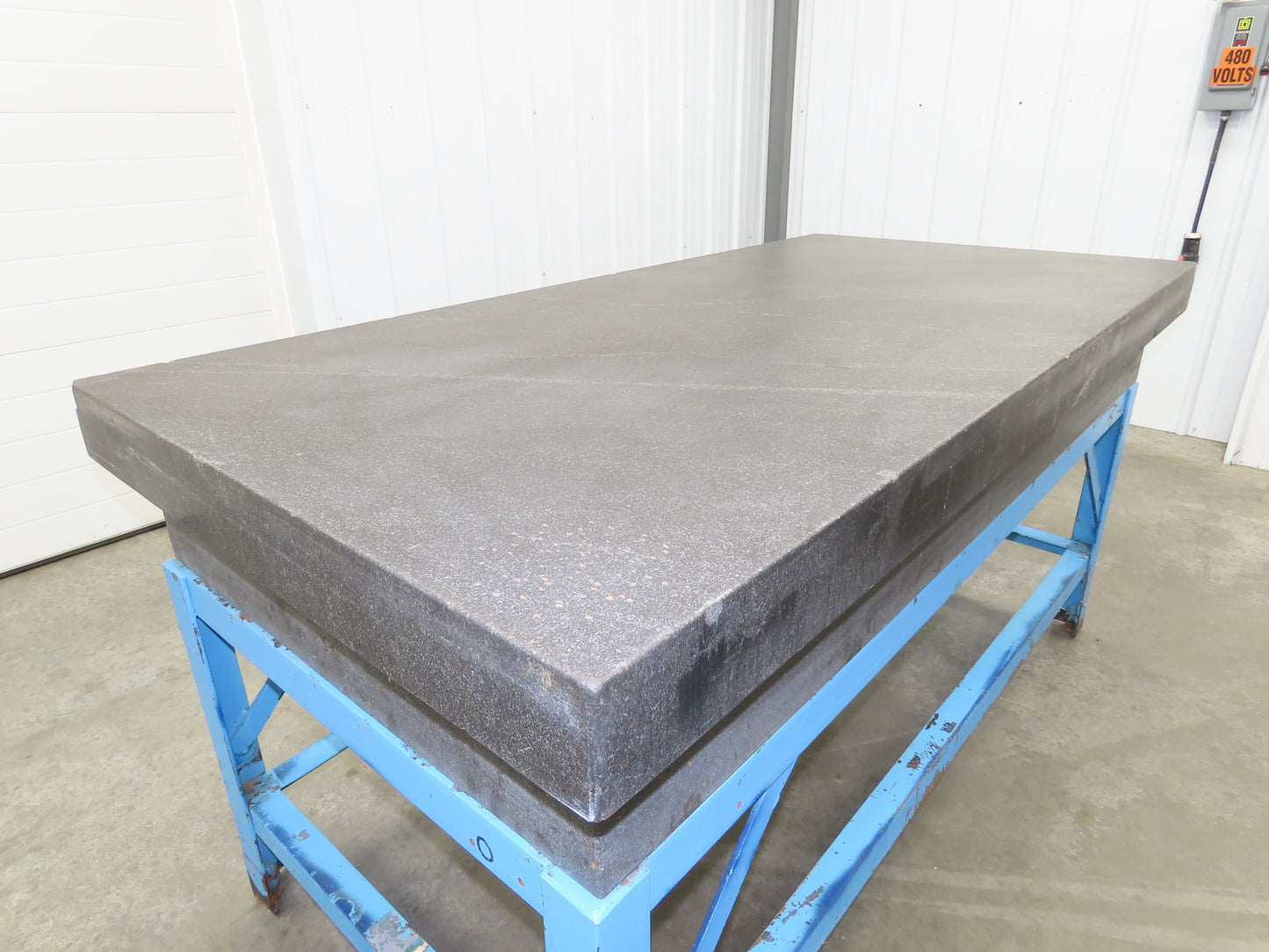 Cert-o-Flat Black Granite Surface Inspection Plate 36x72x10" Grade A 4 Ledges