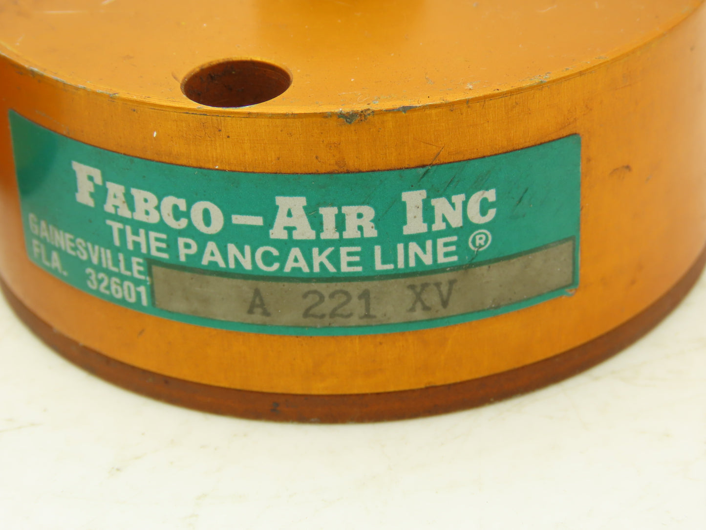 Fabco-Air A221XV Pancake Pneumatic Cylinder Double Acting 1-5/8" x 1/4" Lot of 2