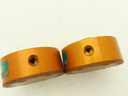 Fabco-Air A221XV Pancake Pneumatic Cylinder Double Acting 1-5/8" x 1/4" Lot of 2