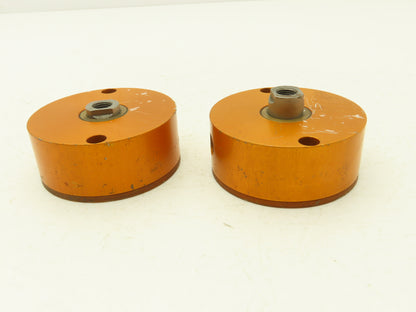 Fabco-Air A221XV Pancake Pneumatic Cylinder Double Acting 1-5/8" x 1/4" Lot of 2