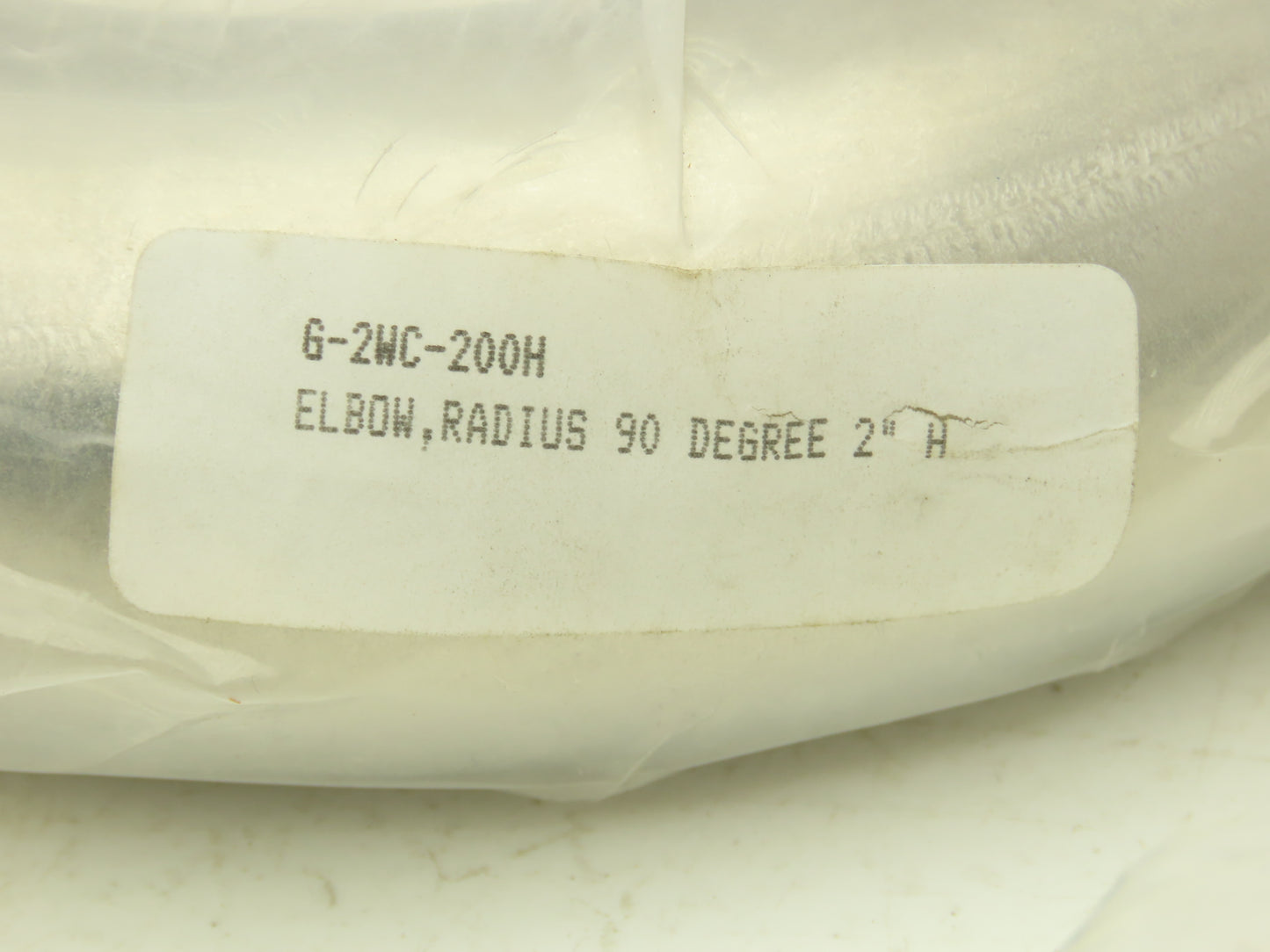 G2WC200H 2" OD Butt Weld Vacuum Tube 90° Radius Elbow SS A= 4.06" B= 3" Lot of 5