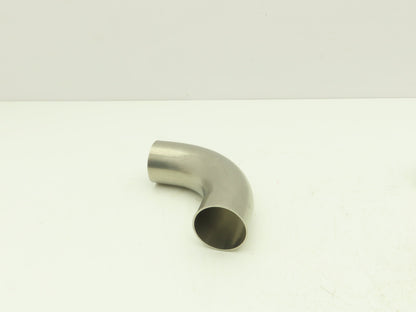 G2WC200H 2" OD Butt Weld Vacuum Tube 90° Radius Elbow SS A= 4.06" B= 3" Lot of 5