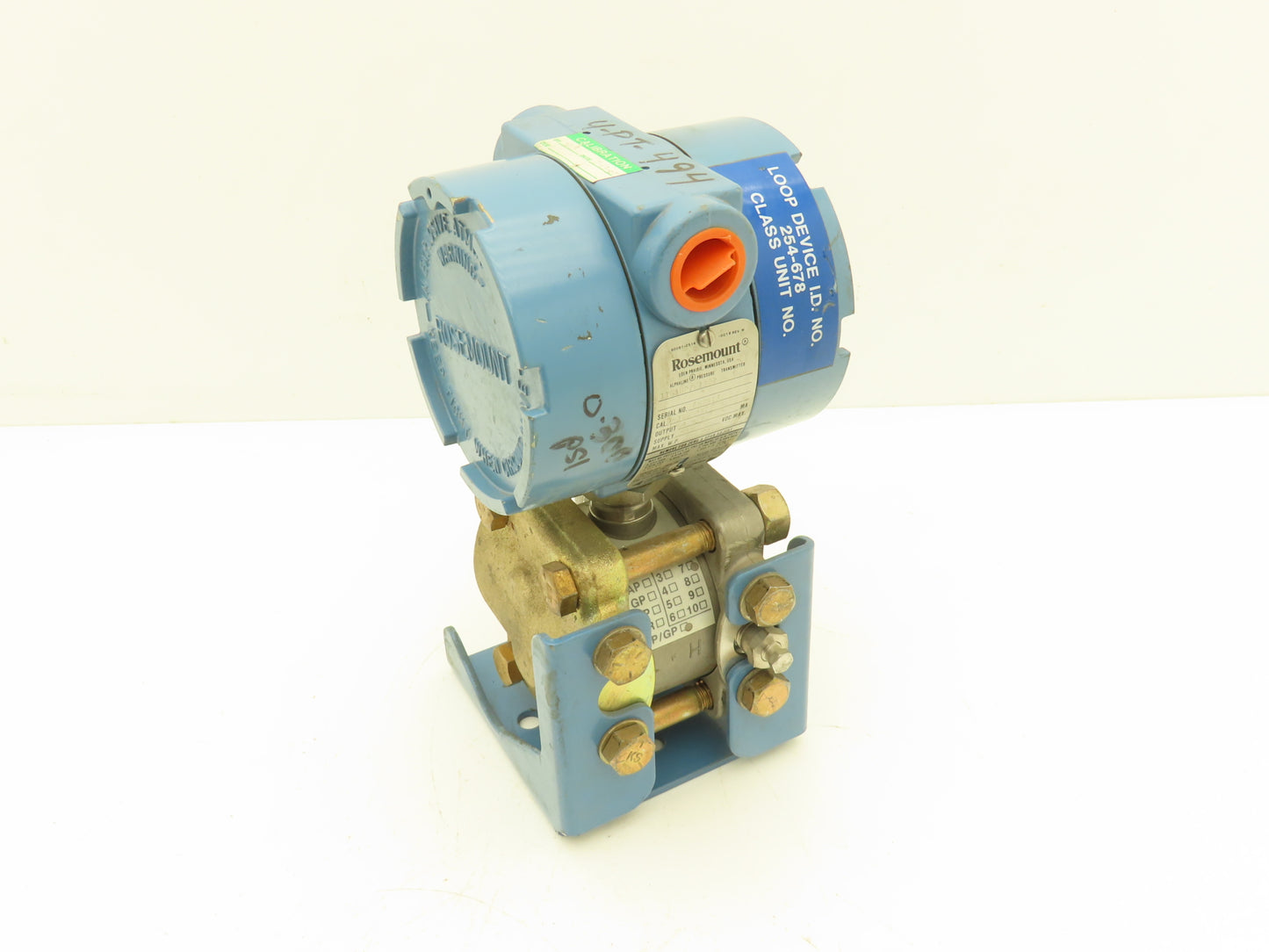 Rosemount 1151GP7E22B2 SMART Pressure Transmitter 0-300psi 45VDC