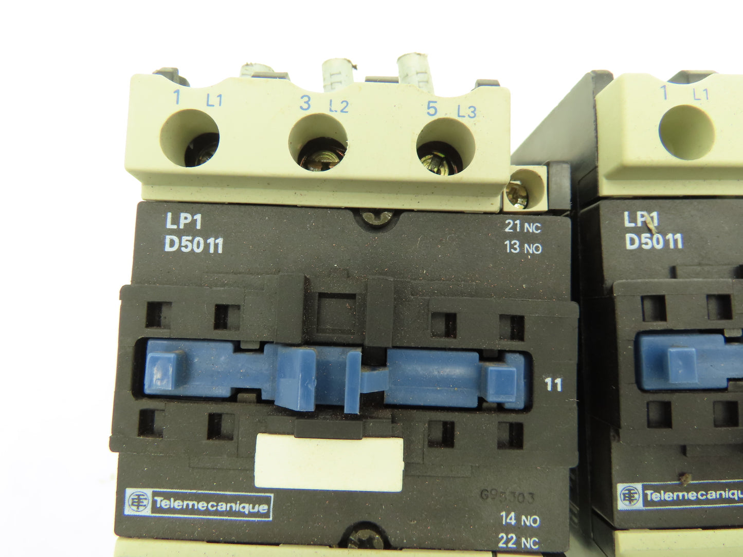 Telemecanique LP1D5011 Contactor Motor Starter 70A 600V 40Hp Coil 24VDC Lot of 5