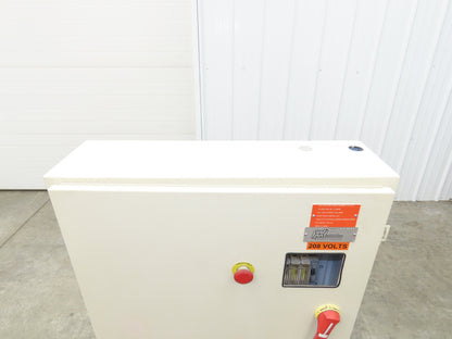 Hoffman Electrical Enclosure 42x36x10" Backplate Wall Mount 100A Disconnect