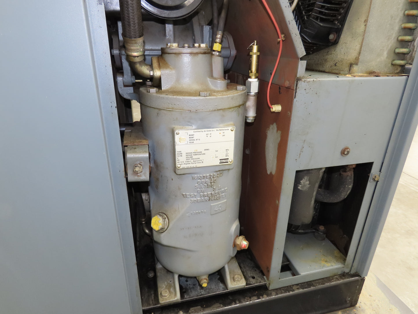 Atlas Copco ID60CSA Rotary Screw Air Compressor 20Hp 91.7 CFM 230v w/Air Dryer