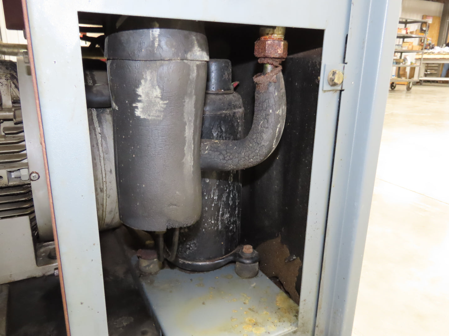 Atlas Copco ID60CSA Rotary Screw Air Compressor 20Hp 91.7 CFM 230v w/Air Dryer