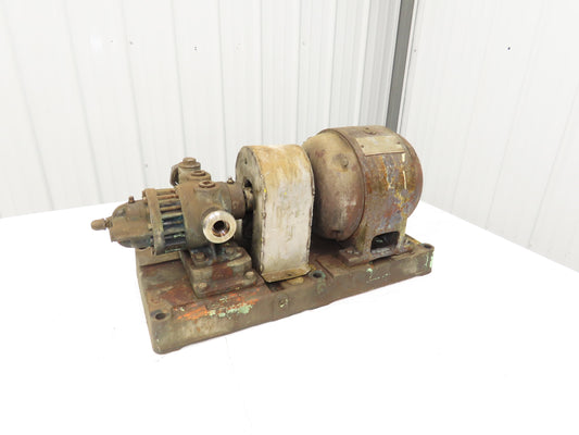 Roper 2F10 Hydraulic Gear Pump Unit 8gpm 300psi 5Hp 1150rpm 480/550V 3PH