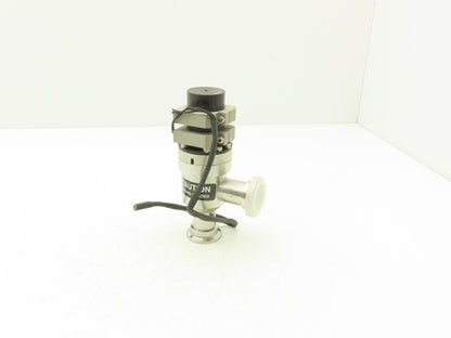 MDC KAV-100-P-02 Pneumatic Angle Solenoid Valve High Vacuum 1" Connection