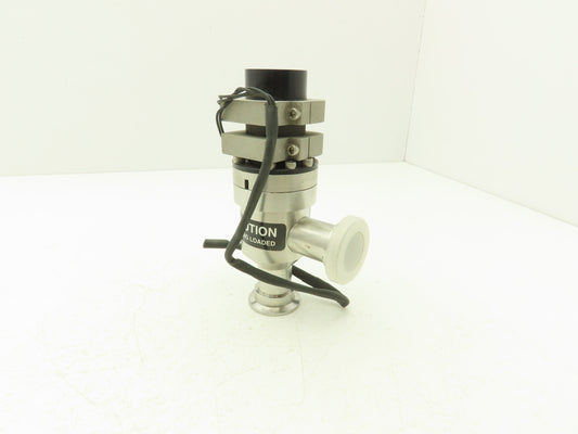 MDC KAV-100-P-02 Pneumatic Angle Solenoid Valve High Vacuum 1" Connection
