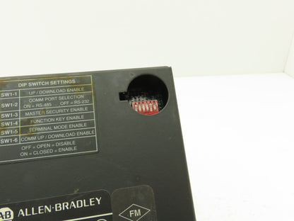 Allen-Bradley 2707-L8P2 DTAM Plus Operator Interface Panel LCD Control Ser B