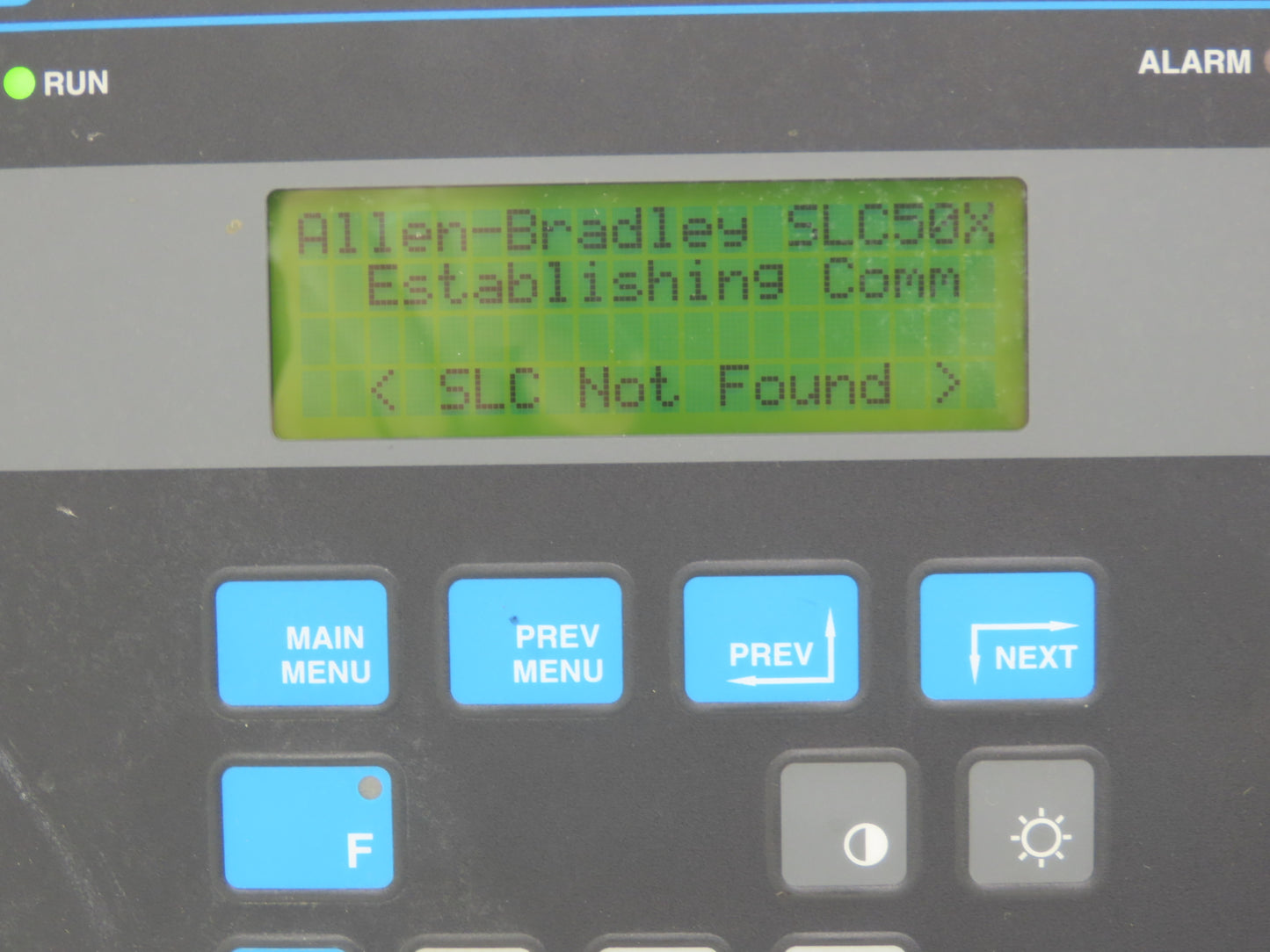 Allen-Bradley 2707-L8P2 DTAM Plus Operator Interface Panel LCD Control Ser B