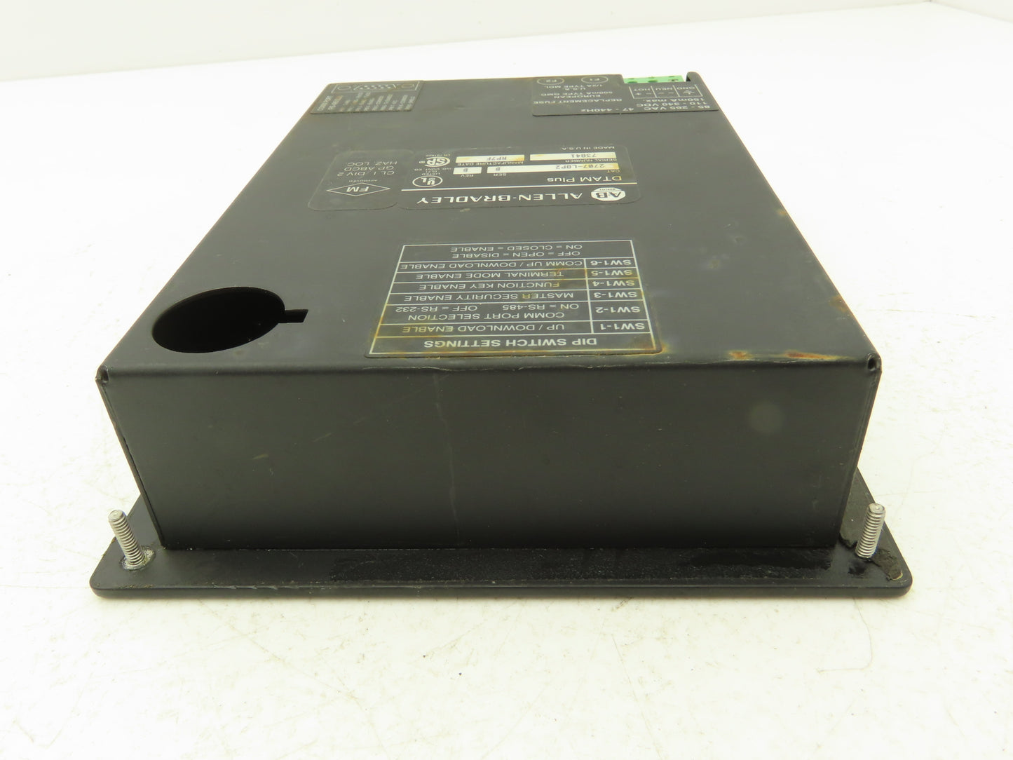 Allen-Bradley 2707-L8P2 DTAM Plus Operator Interface Panel LCD Control Ser B