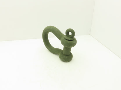 WLL 25T Ton 1-3/4" Steel Anchor Shackle 2" Screw Pin Military Green USA